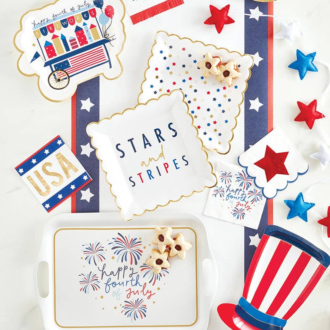 4th of July Foil Napkins