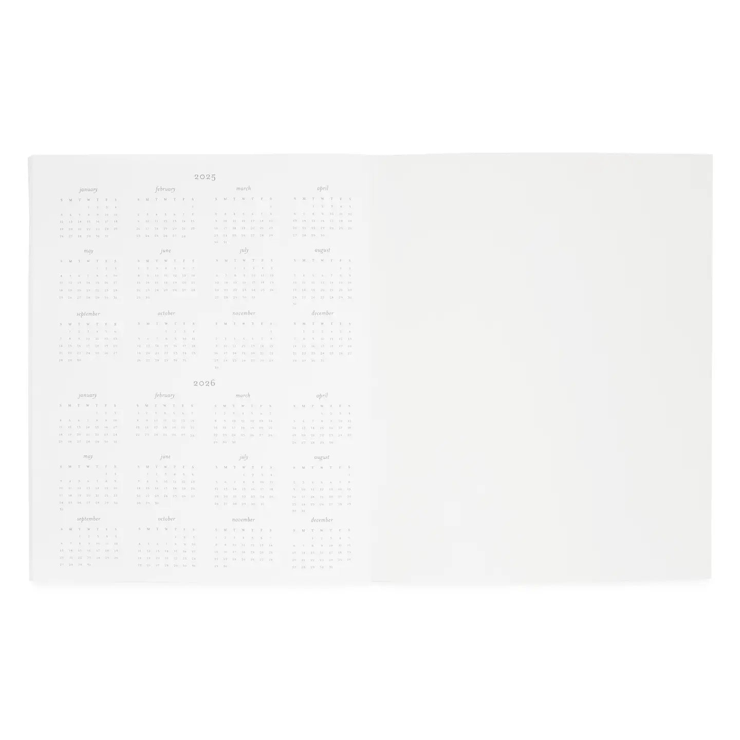 2025-2026 Rose Stripe Academic Monthly Planner