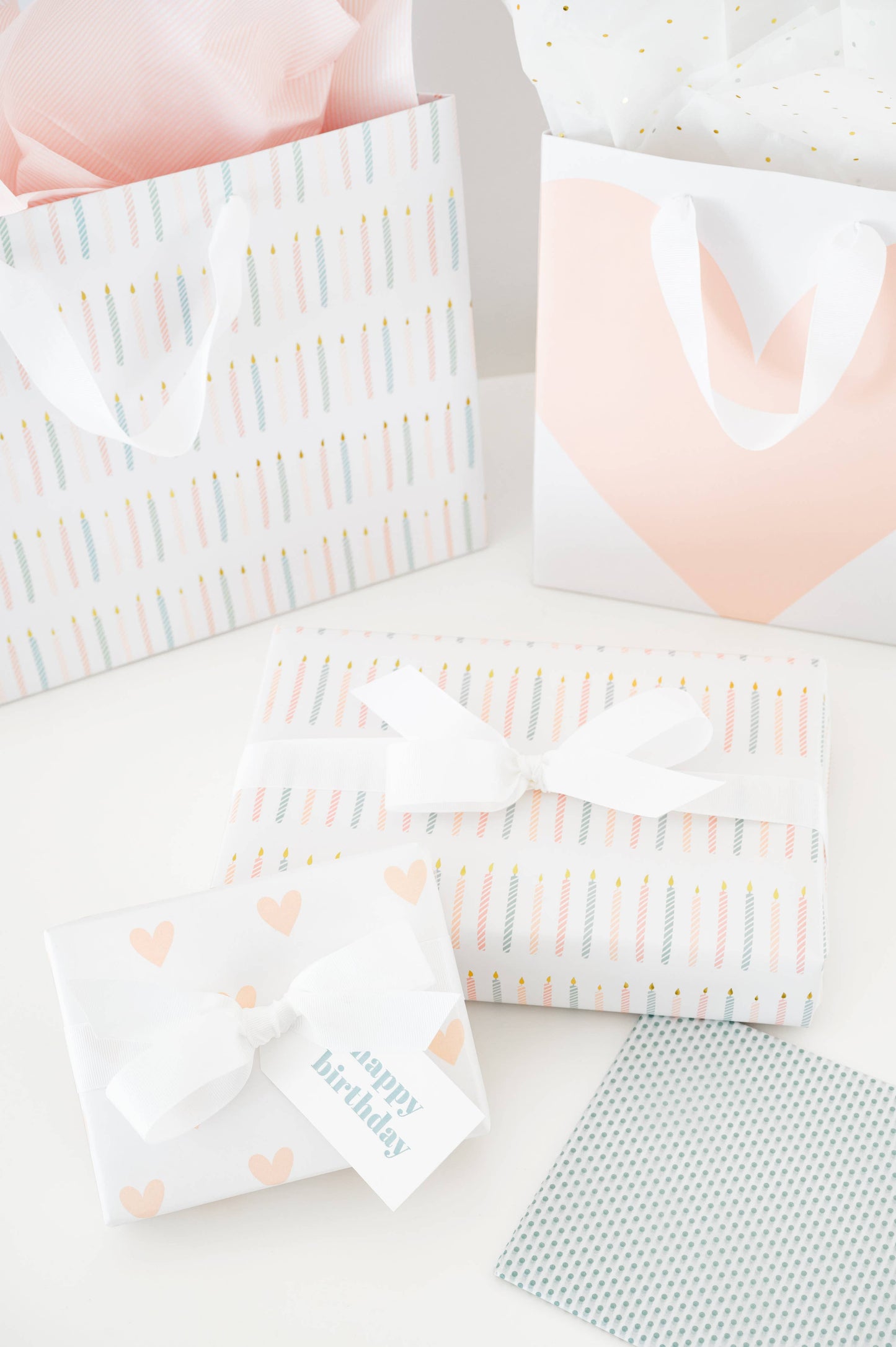 Large Birthday Candles Gift Bag