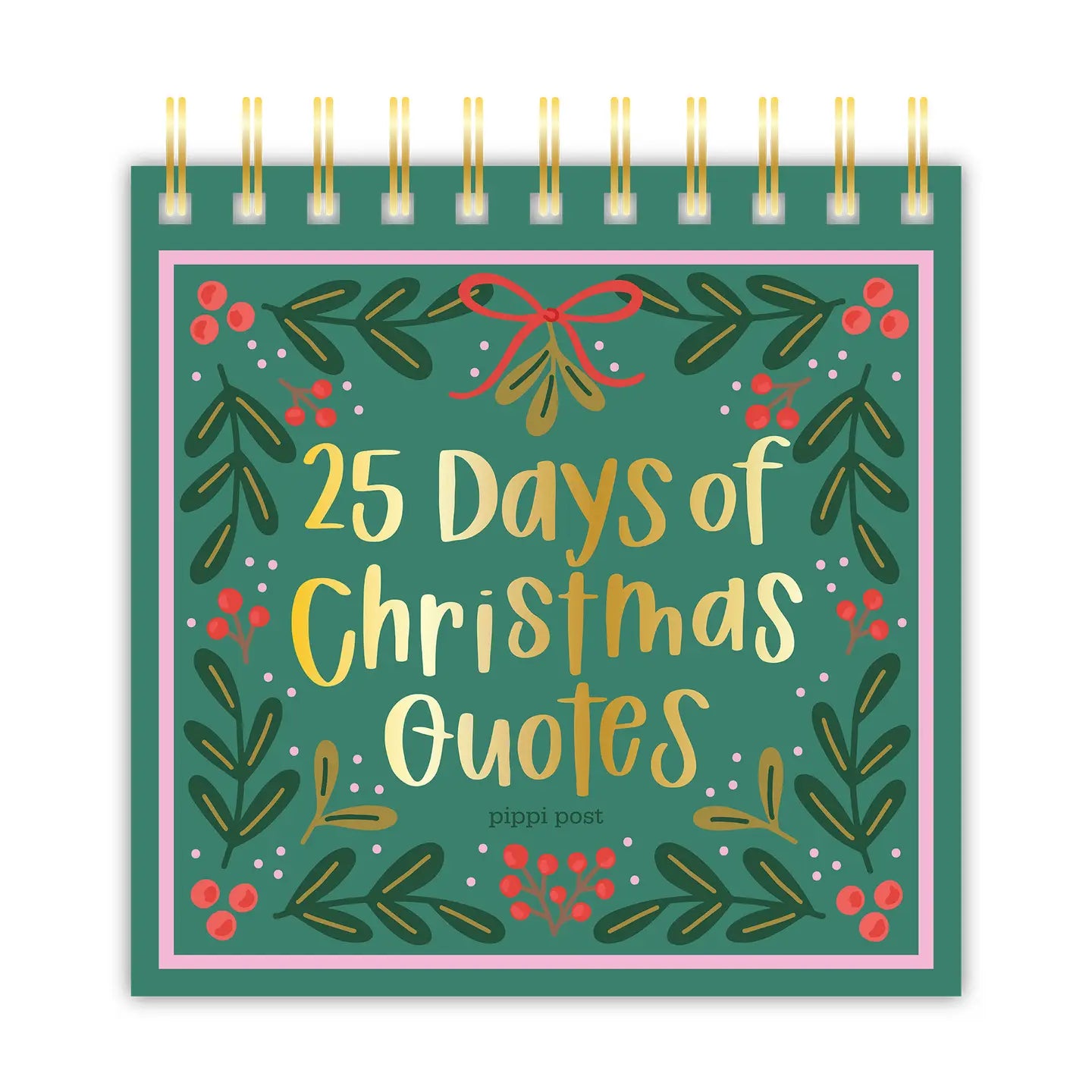 25 Days of Christmas - Quotes + Prompts Advent Desk Calendar