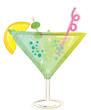 Cocktail Surprise Balloon (36")