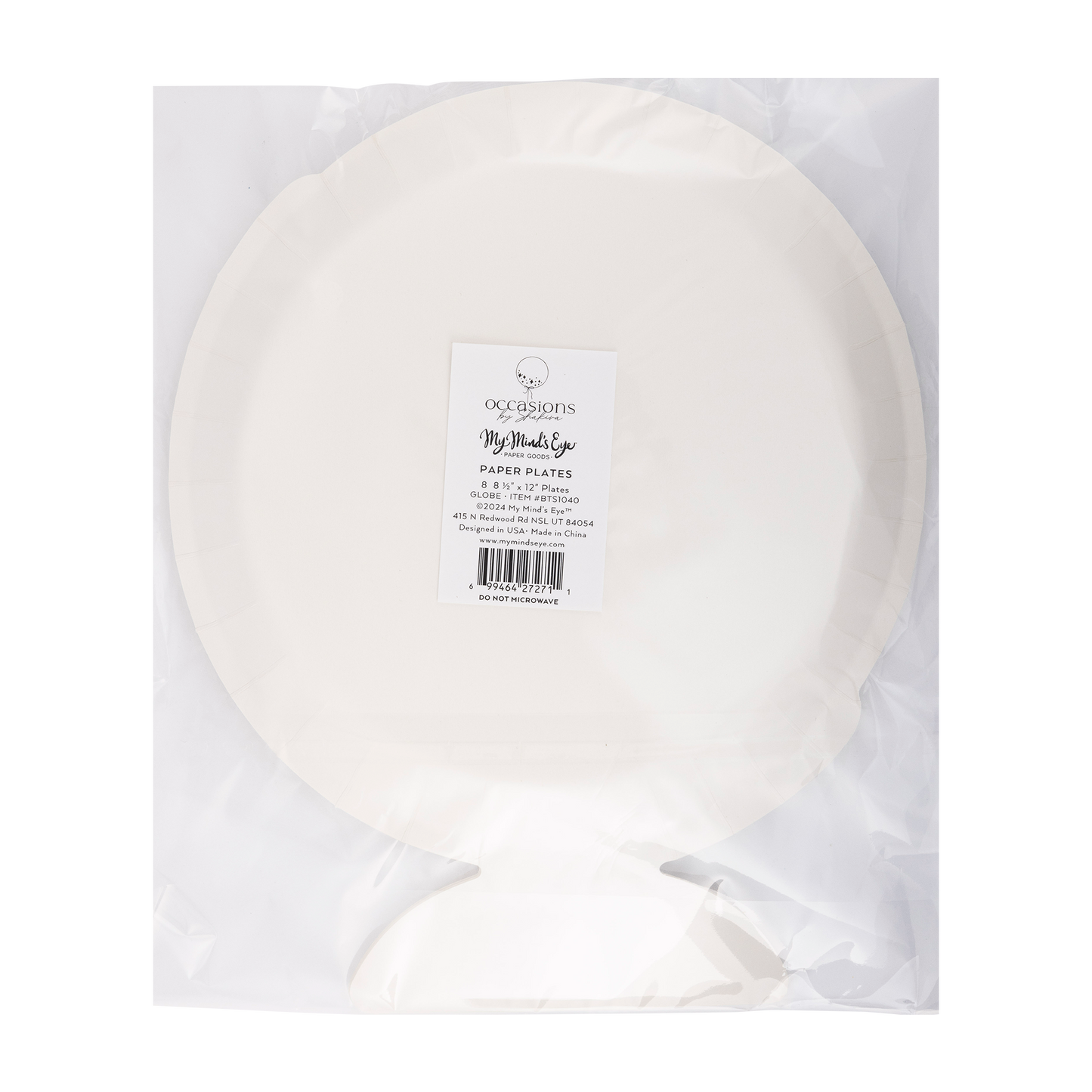 Back To School Globe Paper Plate