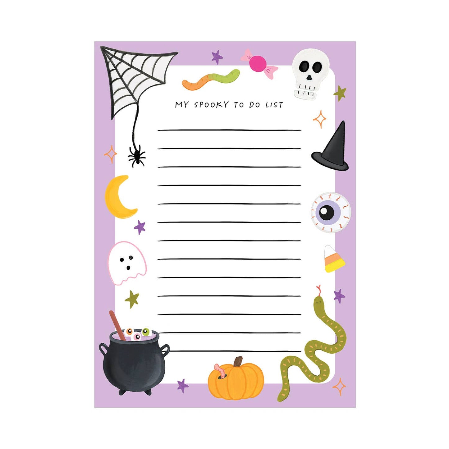Spooky To Do List - Halloween Notepad