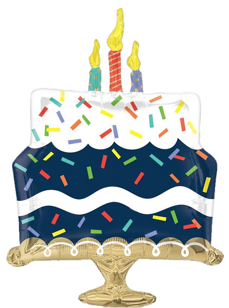 Birthday Cake Balloon - 28"