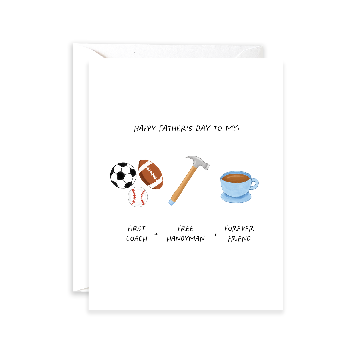 Dad Roles Father's Day Greeting Card