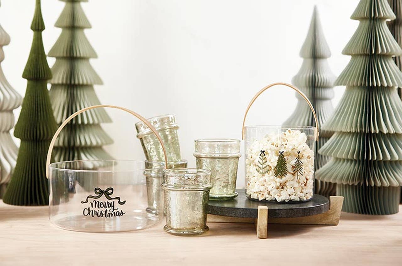 Acrylic Bucket - Trees: Material