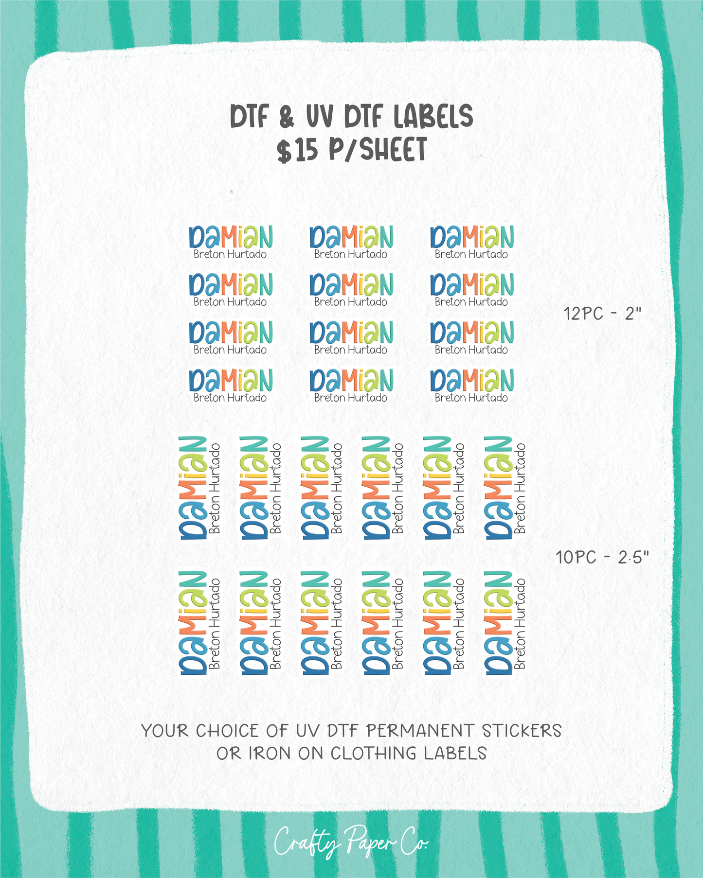 Back to School Stickers