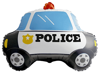 Baby Police Foil Balloon - 28"
