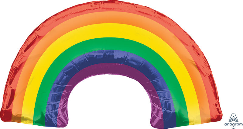 Rainbow SuperShape Foil Balloon - 34"