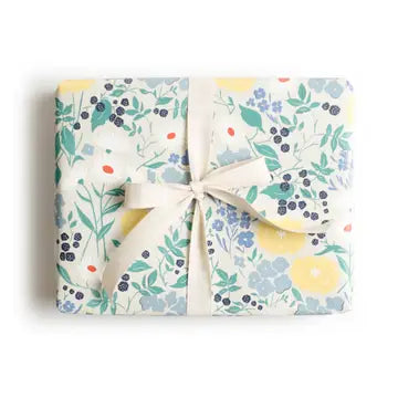 Blackberry Floral Wrapping Paper