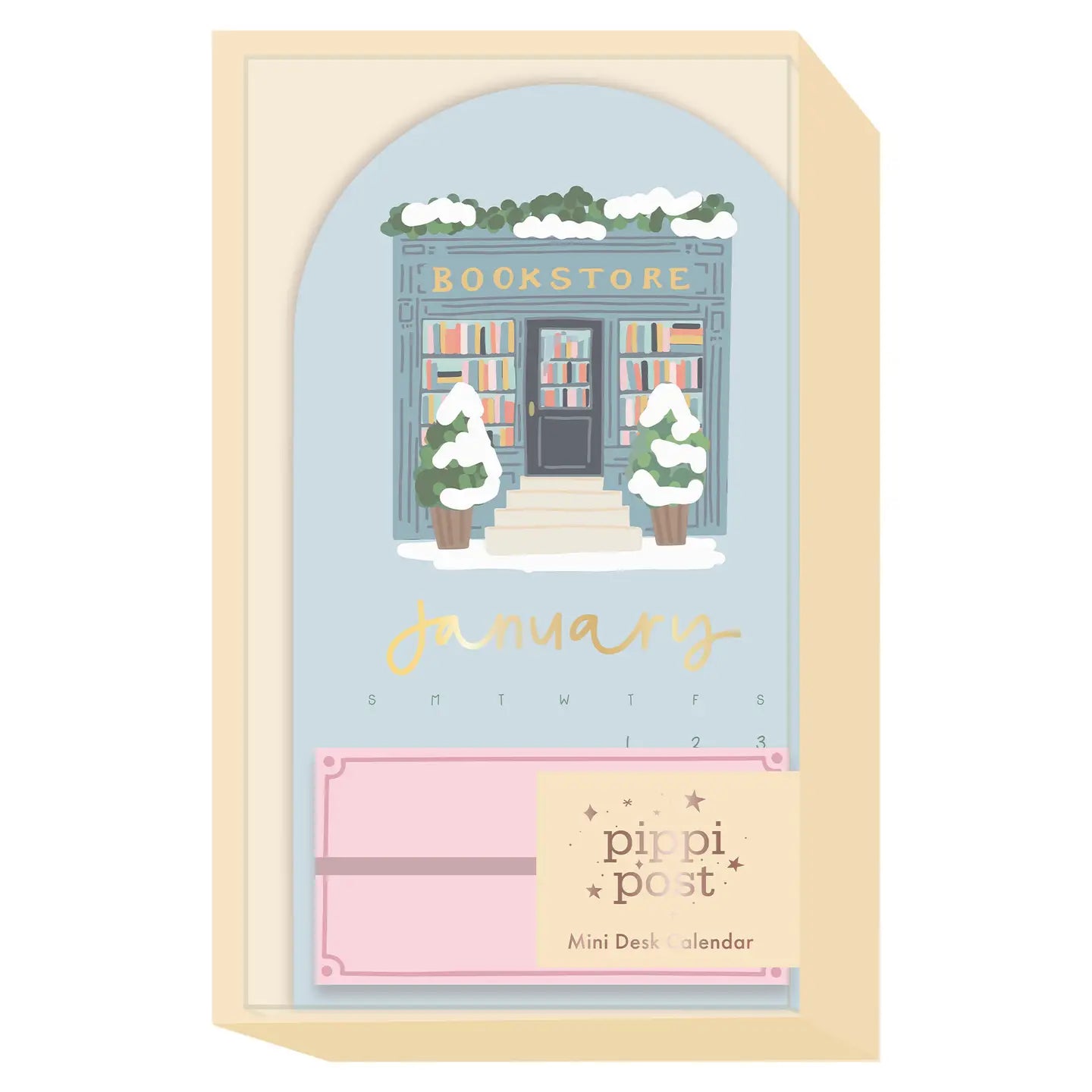 Book Lover's 2026 Mini Desk Calendar