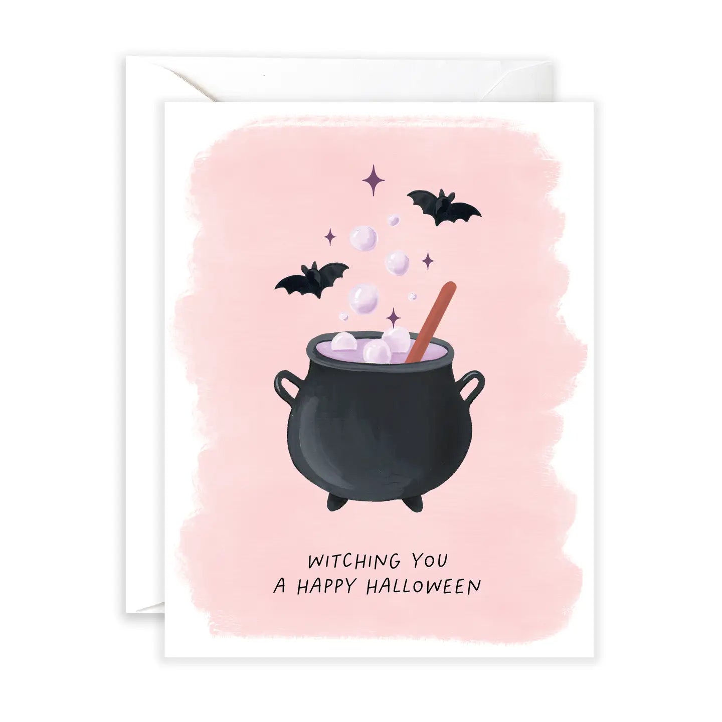 Cauldron Halloween Card