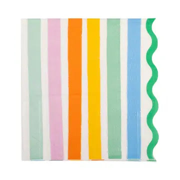 Fiesta Striped Cocktail Napkin