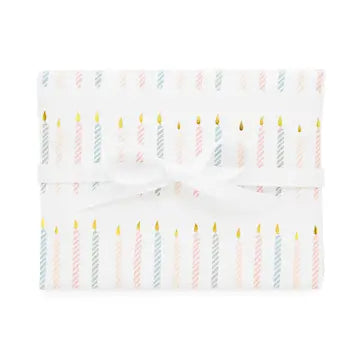 Birthday Candle Wrapping Paper