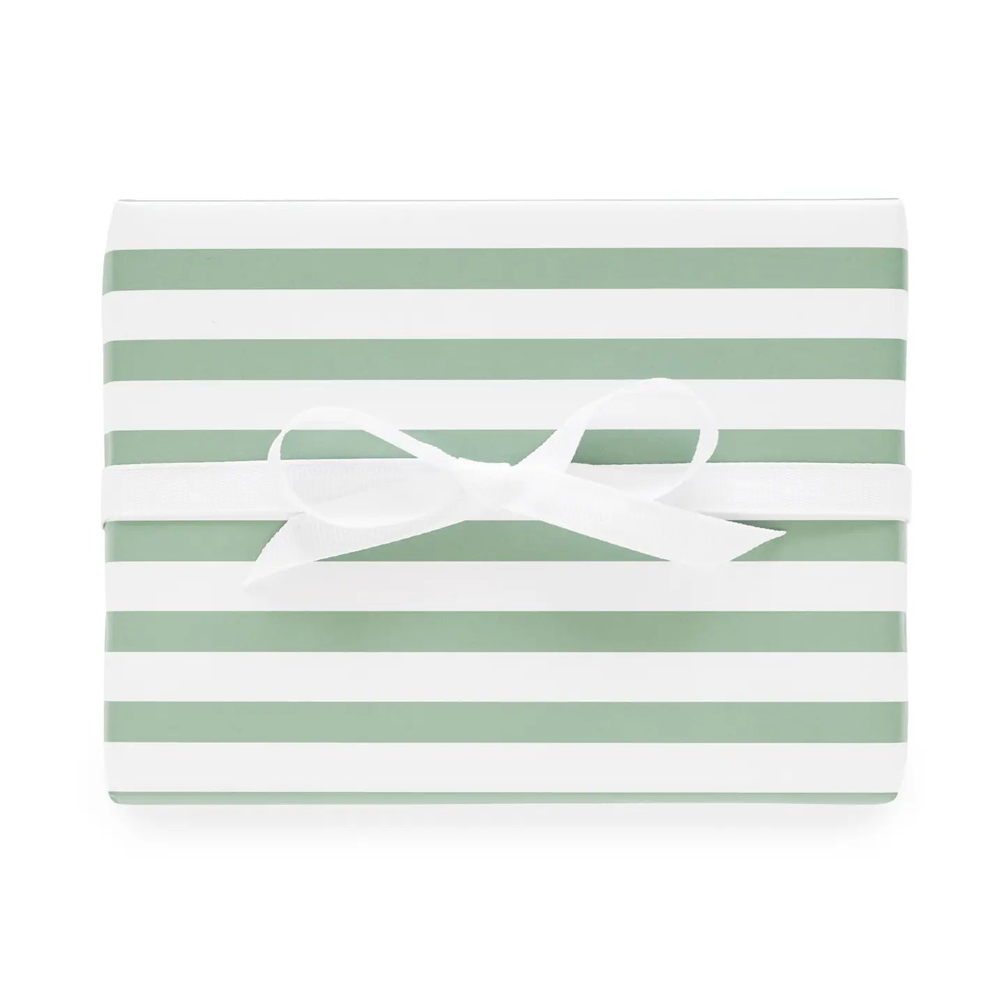 Dark Green Stripe Wrapping Paper