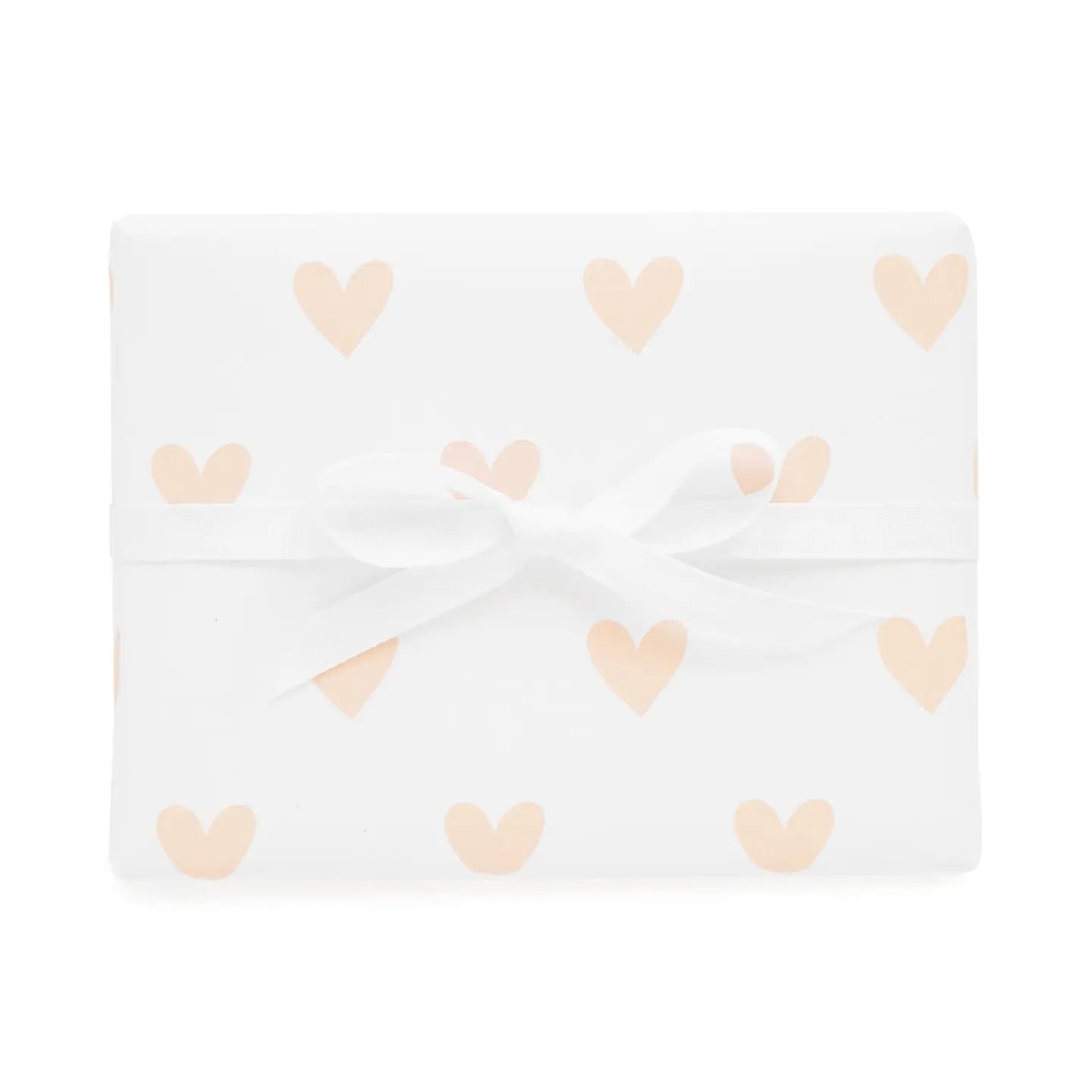 Pale Pink Heart Wrapping Paper