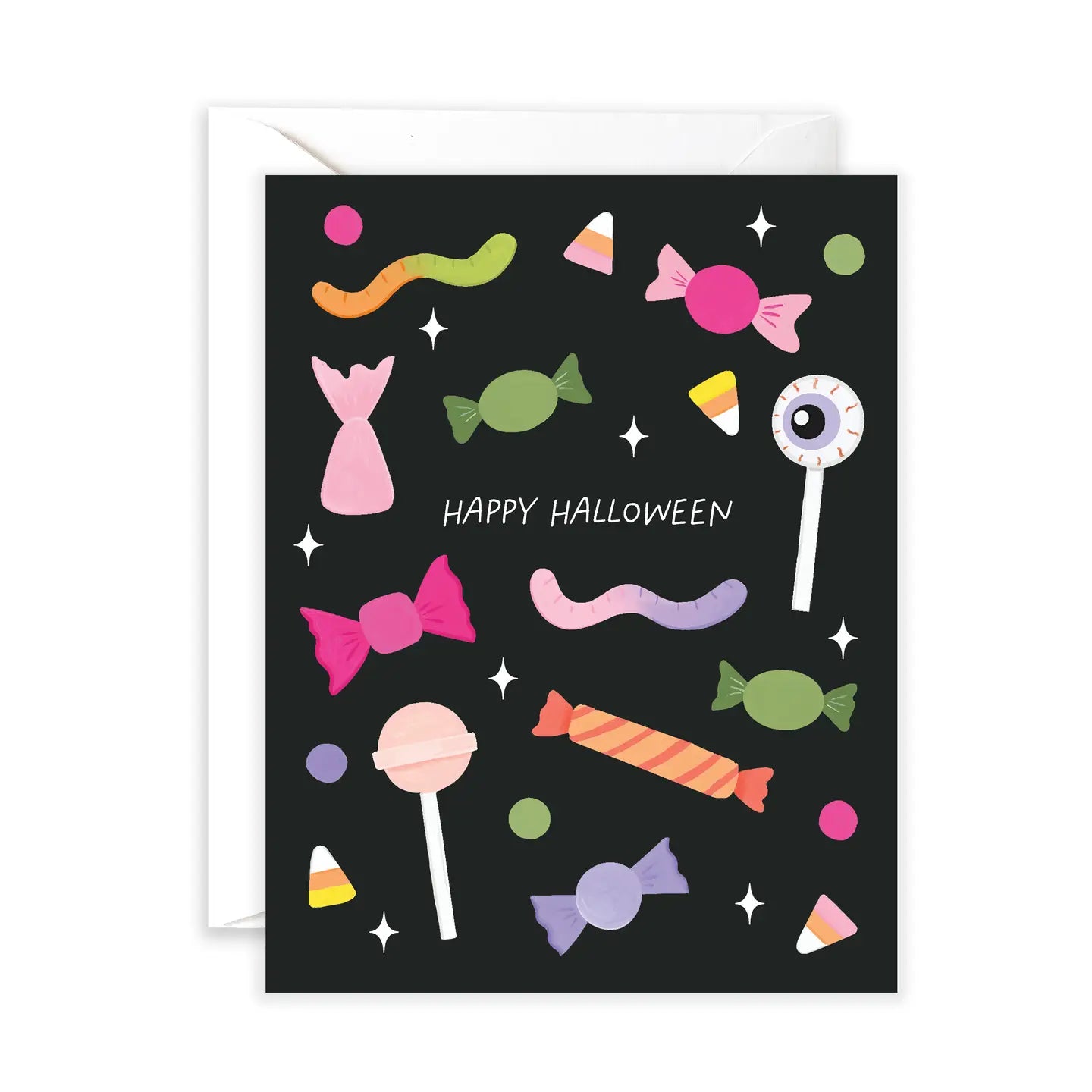 Halloween Candy Greeting Card