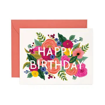 Juliet Rose Birthday Card