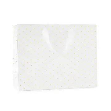 Gold Swiss Dot Gift Bags