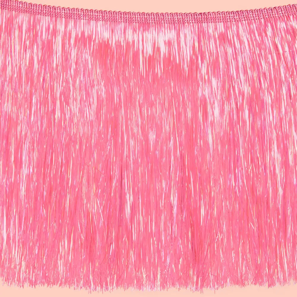 Pink Fringe Party Banner, Birthday Party Supplies,Pink DŽcor