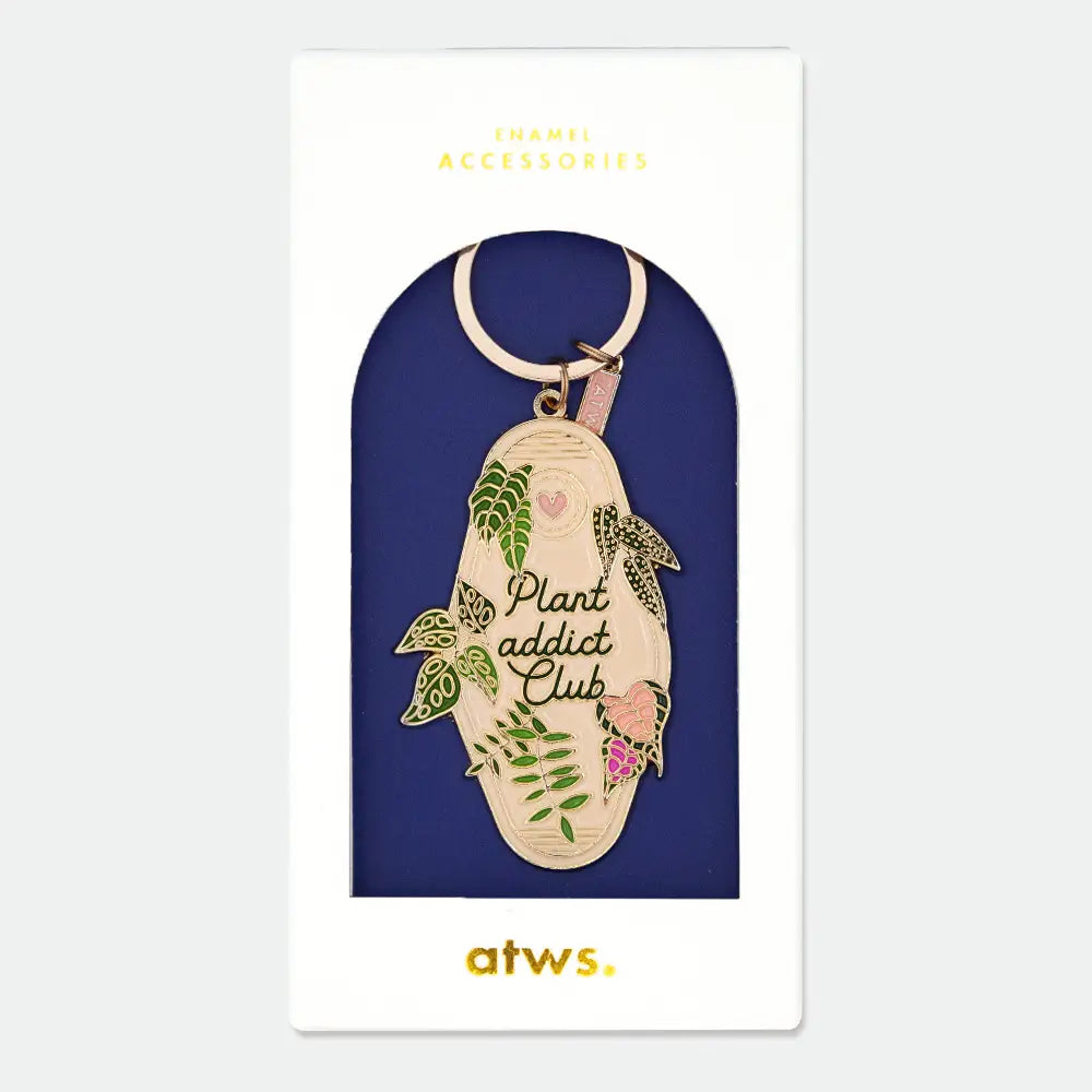 Plant Addict Club Keychain