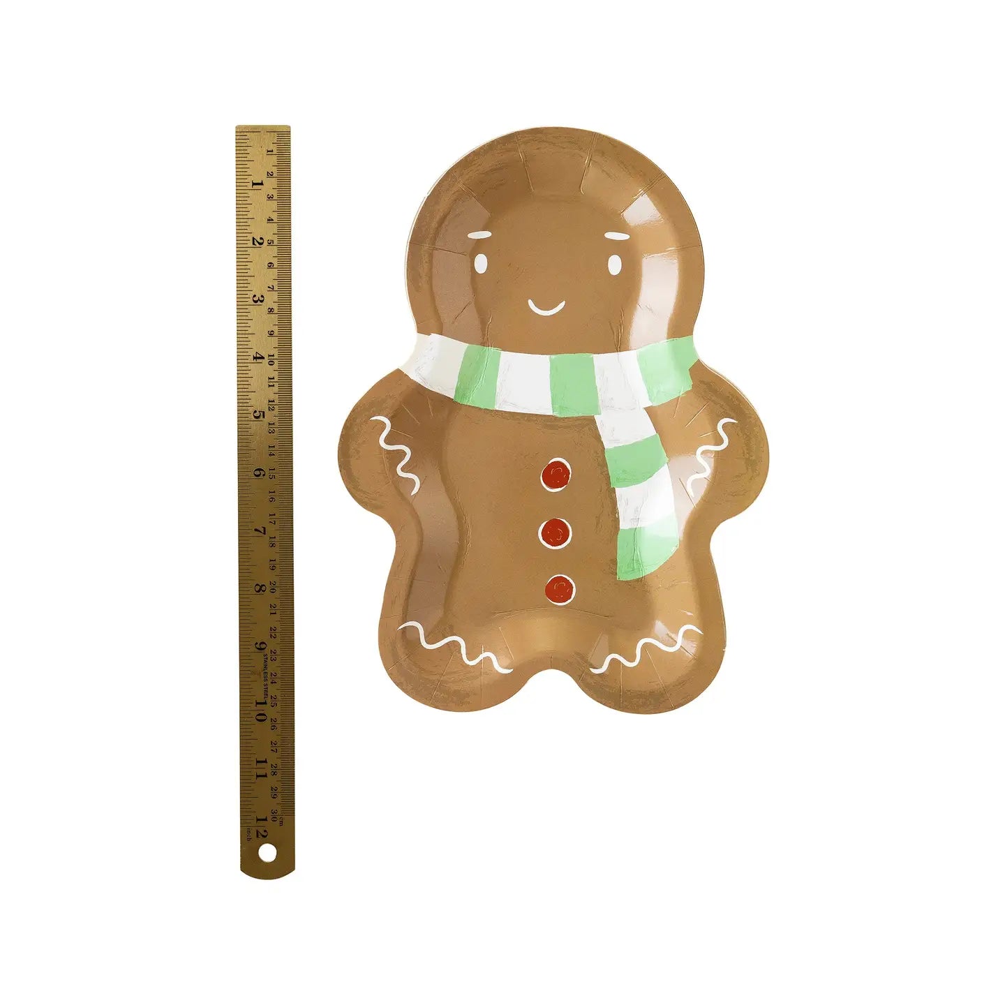 Scarf Man Shaped Paper Plate