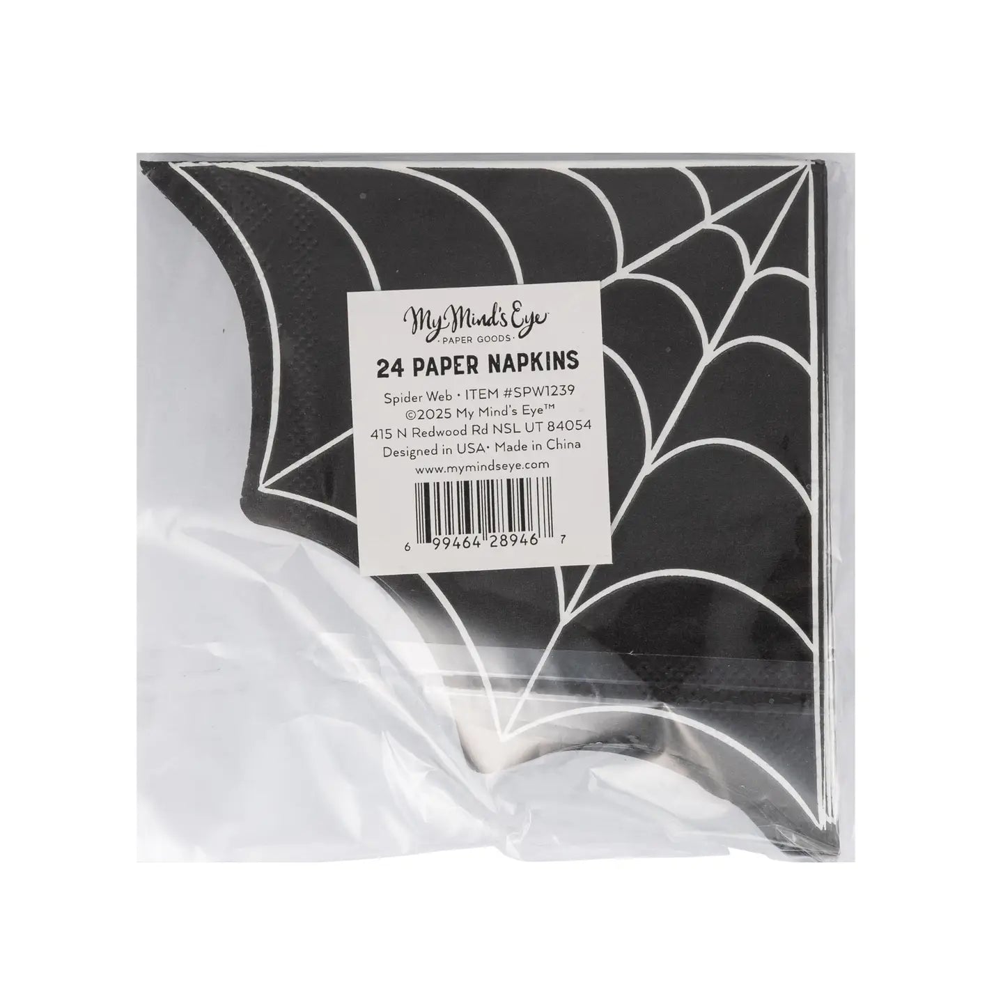 Spider Web Cocktail Napkin