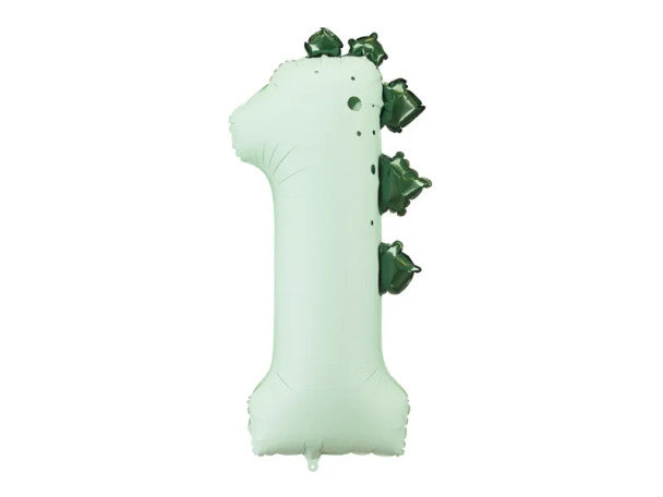 Green Dinosaur Number 1 - 36"
