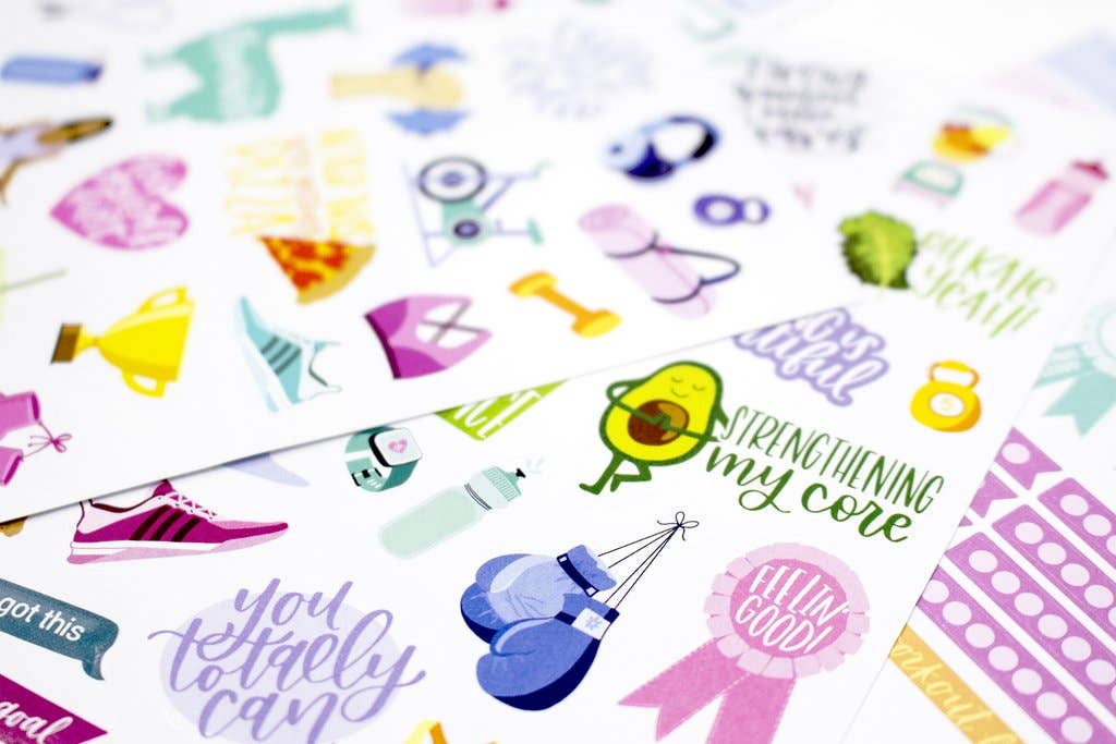 Fitness & Health Sticker Pack