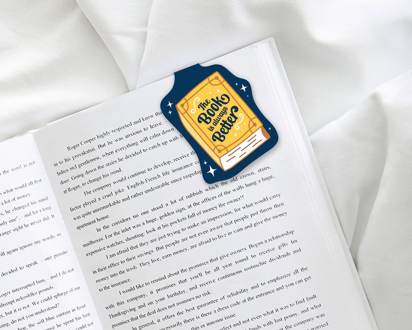 Book is always Better, Magnetic Bookmark