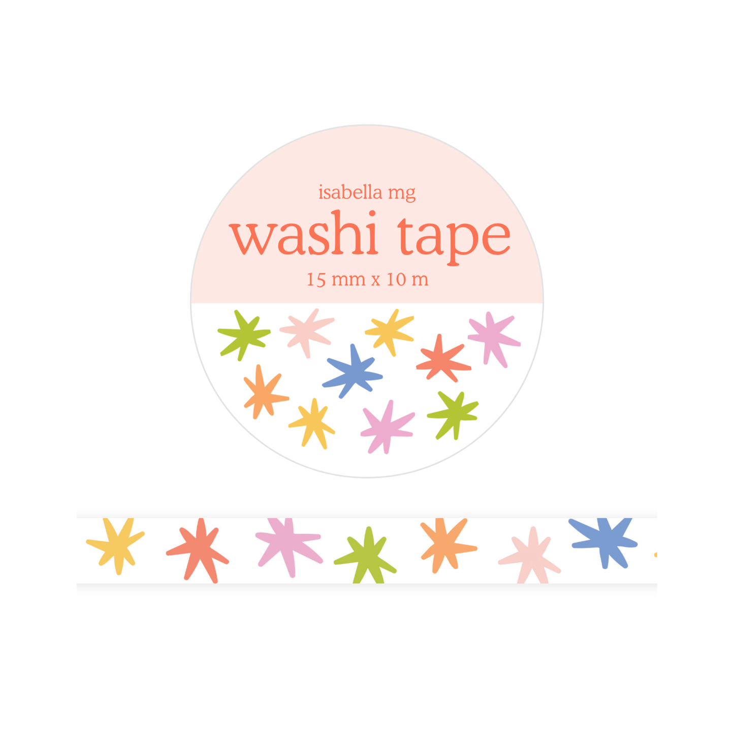 Happy Stars - Washi Tape