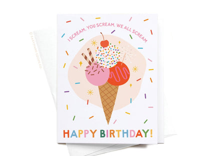 I Scream Greeting Card