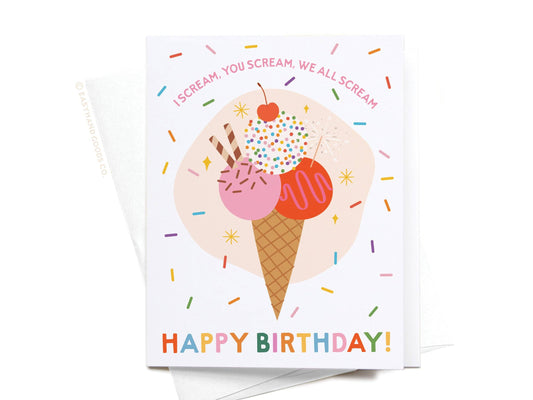 I Scream Greeting Card