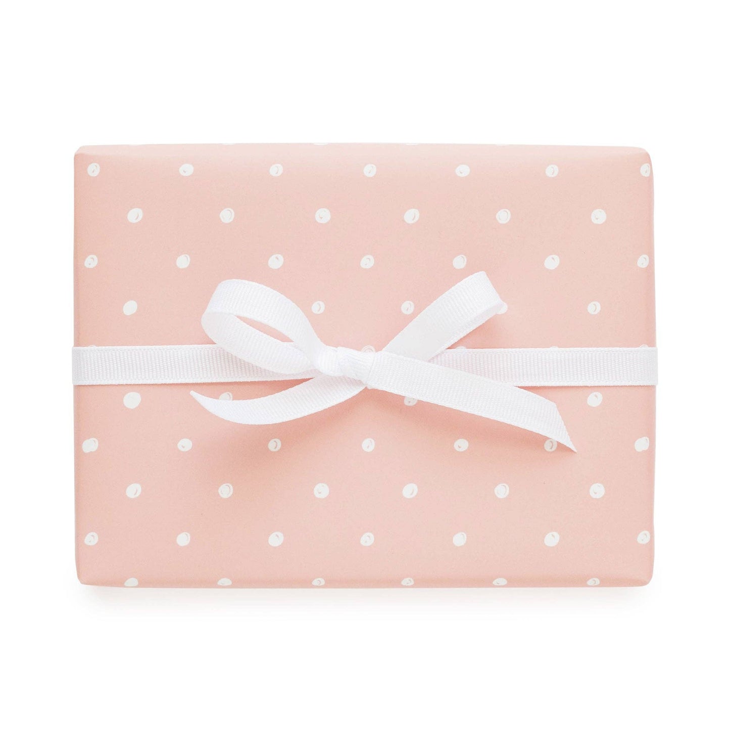 Rose Imperfect Dot, Gift Wrap Roll