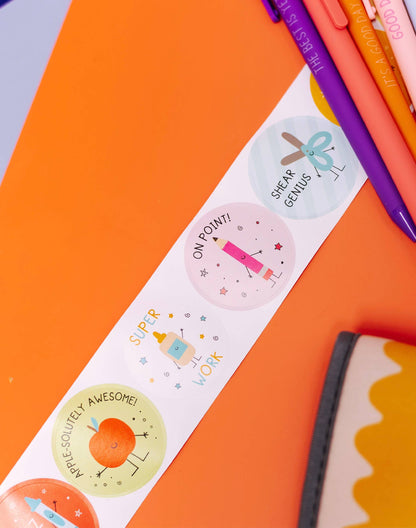 School Supplies Teacher Grading Sticker Roll