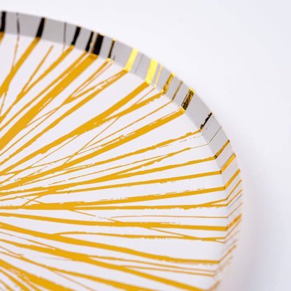 Radiance Gold Foil Dinner Paper Plates