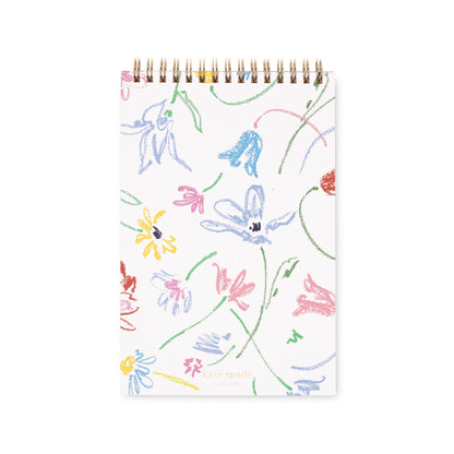 Small Top Spiral Notebook, Joyful Garden