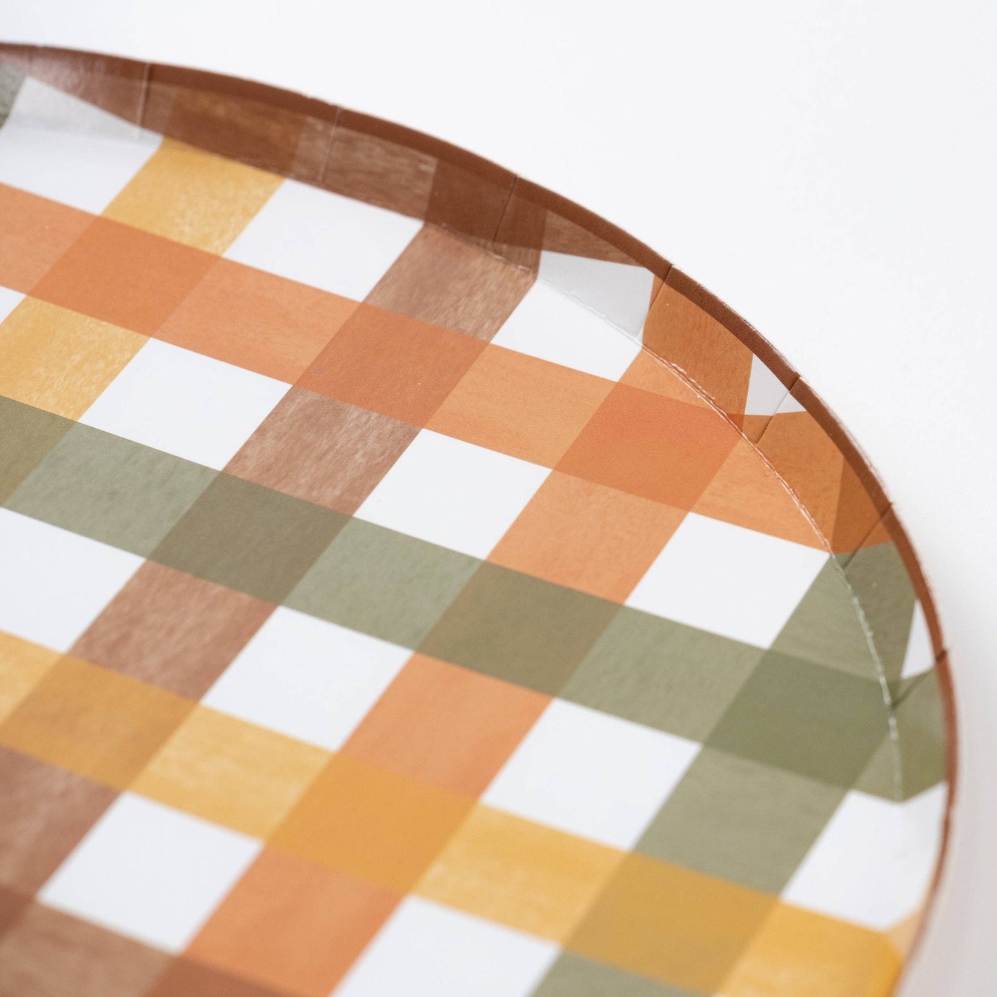 Harvest Plaid Dinner Plate