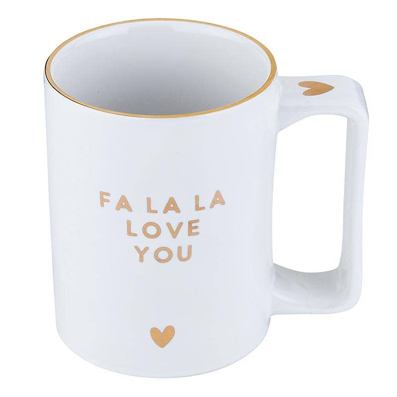 Gold Foil Organic Mug - Falala Love You