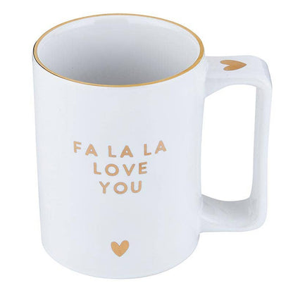 Gold Foil Organic Mug - Falala Love You