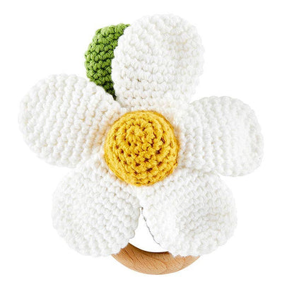 Rattle - White Daisy