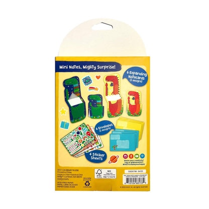Tiny Tadas!: notecard & Sticker Kit - Dinos. & Dragons (Set of 16)
