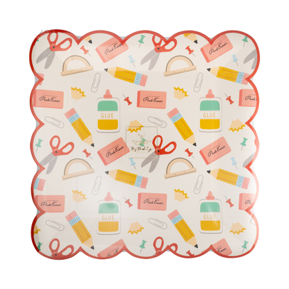 SCH1240 - Occasions School Icons Plate
