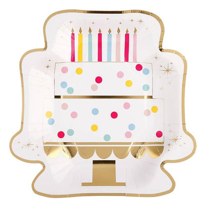 Cake Shaped Foil Plates