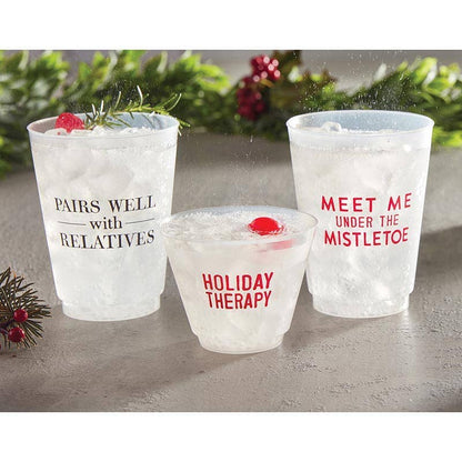 Face to Face Frost Cups - Holiday Therapy - Set of 8