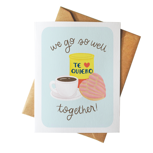 We Go So Well Together Valentine's Love Card