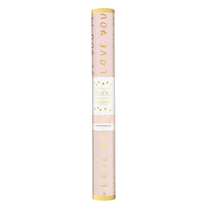 Foil Table Runner - Love you Mom: Paper / 18" W x 25' L