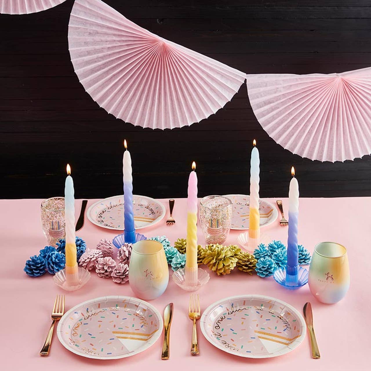 Paper Plates 12ct - One Slice