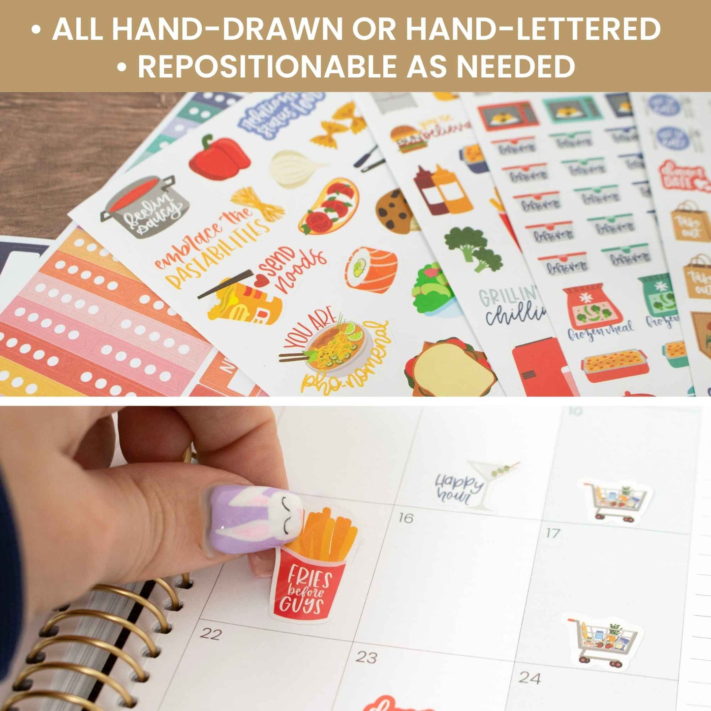 Meal Planning Sticker Pack
