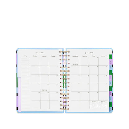 12 Month Large Planner, Downtown Stripe